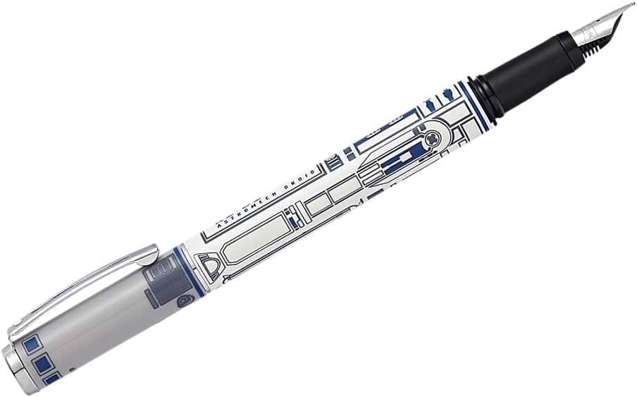 Sheaffer Pop Star Wars R2-D2 Fountain Pen with Chrome Trim and Medium Nib