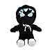 LVZHIS Jouet en Peluche Tanqr, Oreiller en Peluche de Personnage d'anime, poupée Douce au Visage Noir Sinistre, Cadeau pour Les Enfants, Les Adultes, Les Amateurs de Jeux, Les Fans d'anime