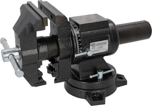 COMPETITION 512.5060 Parallel-Schraubstock mit Drehteller, 5, 125 mm (Powered by KS TOOLS)