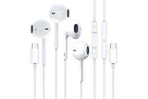 2 Pack USB C Headphones for iPhone 15 - Premium Quality USB...