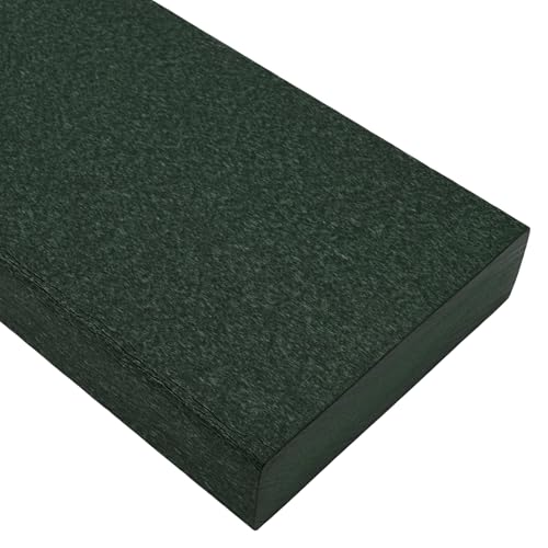 BuyPlastic Tangent Poly Lumber - Turf Green, 2x4 (1.5" x 3.5"), 36" Length - HDPE Plastic Board for Outdoor Furniture and More