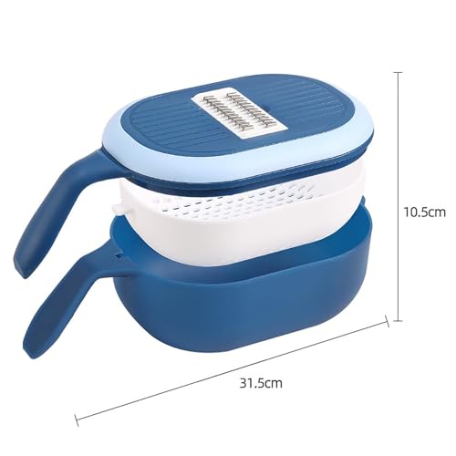 Cortador multiusos para verduras con contenedor miniatura 2