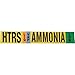 Brady 90450, 8" Dia. Vinyl HTRS VAP Ammonia Low Pipe Marker, 25 Cards