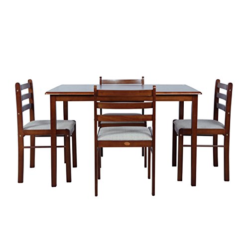 Image of Parin Four Seater Dining Table Set (Wenge)