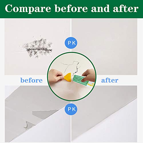 Drywall Patch Kit For Hole Filler - White Spackle Wall Repair Kit Waterproof Wall Mending Agent Fix Small Nail Holes Crack Wall Quick Easy Solution - 2 Pack #TOP6