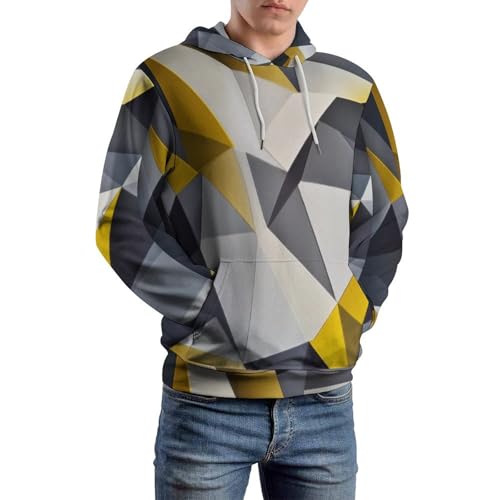 Sweat à capuche imprimé 3D Harajuku gris anthracite streetwear
