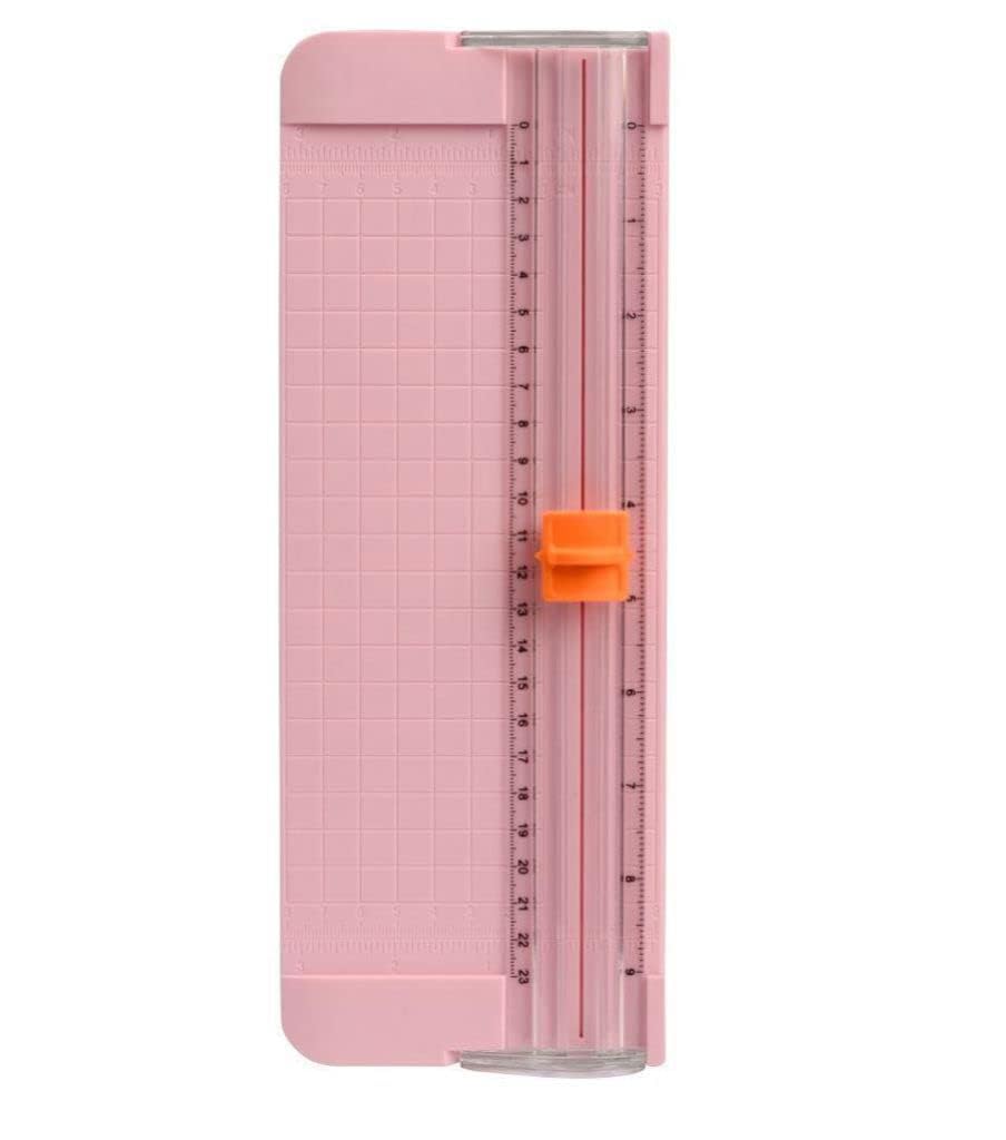 KRAFTMASTERS� Small Guillotine Paper Cutter, Cute Paper Cutting Board, Paper Trimmer, Paper Cutter with Ruler-image-13