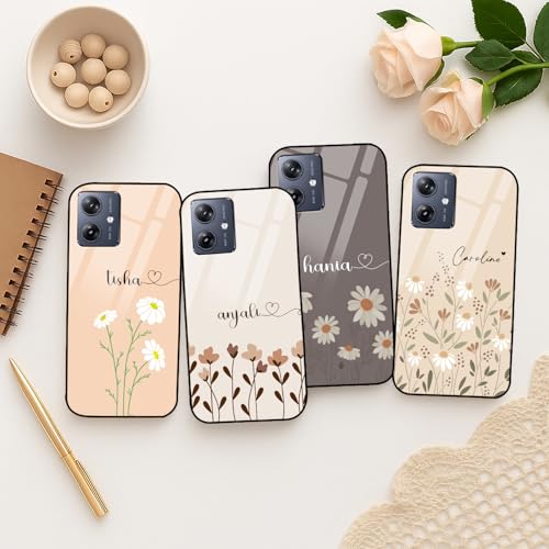 Image of COLORflow Back Cover Compatible with Motorola Moto G54 5G / G64 5G | Floral Family Customized | Shockproof TPU Bumper with Camera Protection Back Cover Compatible with Motorola Moto G54 5G / G64 5G