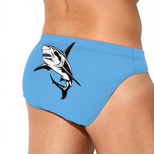 Hammerhead Shark Men's Swimsuit Brief Quick Dry Bikini Swimwear Bathing Suit Beach Swimming Trunks2