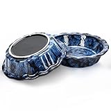 SIDUCAL Ceramic Pie Pans 6.5 inch for Baking, 12 oz Mini Pie Pan Set, 2 Pack Individual Pie Dishes,