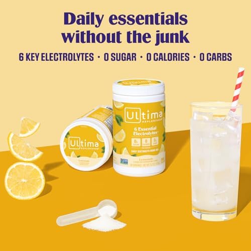 Ultima Replenisher Daily Electrolyte Powder Drink Mix, 90-Serving Canister