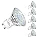 Lepro GU10 Ampoules LED GU10 4W, Equivalent à 50W Ampoules Halogène, Ampoules Spot LED PAR16 350lm, Blanc Lumière du Jour 5000K, 120 Degrée Larges Faisceaux, Lot de 5