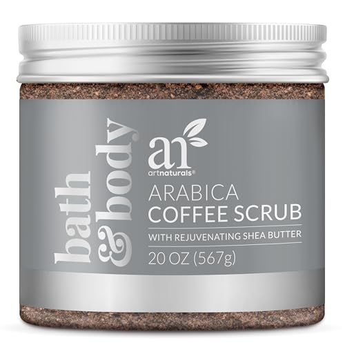 artnaturals Natural Arabica Coffee Scrub- Body - Exfoliating and Rejuvenating Body Rub - For Skin care, Stretch Marks, Acne and Cellulite - 20 oz