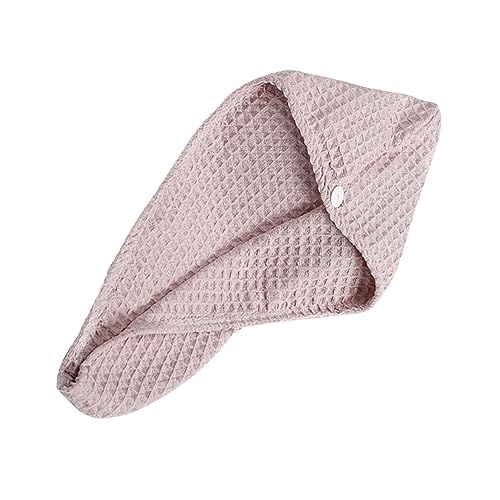 PartyKindom Nylon Polyester Hair Drying Towel Waffle Cap Quick Drying Shower Bath Towel Dry Hair Versatile for Home Travel