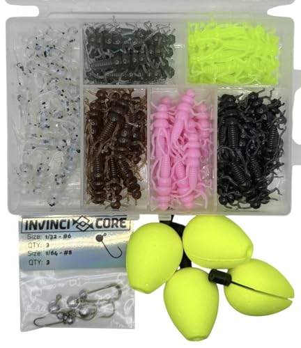 Invinci Core Creek BugZ 101-Piece Stonefly Fishing Lure Kit - 1.375