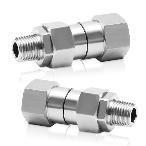 M MINGLE 1/4 NPT Pressure Washer Swivel Fitting 360 Kink-Free Connection