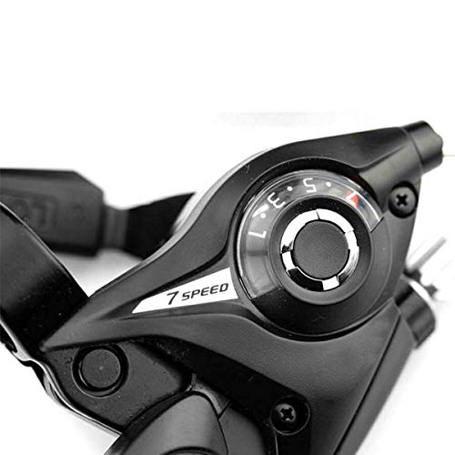 Yuehuam Bike Shifter/Brake Lever with Gear Indicator and Brake Cable for MTB Bicycle- L3 x R7 Speed