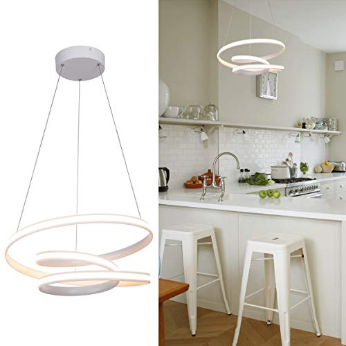 Cheapest ๐ HELYCH Modern LED Chandelier Light Fixture, 20โ White 3 Ring Irregular Contemporary LED Hanging Pendant Light Fixtures for Dining Room Living Room Bedroom Meeting Room Foyer, 3000K (not Dimmable) Cheapest ๐ HELYCH Modern LED Chandelier Light Fixture, 20โ White 3 Ring Irregular Contemporary LED Hanging Pendant Light Fixtures for Dining Room Living Room Bedroom Meeting Room Foyer, 3000K (not Dimmable)