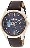 Résistance à l'eau 5 ATM Tommy Hilfiger Hommes Multi-Cadrans Quartz Montre avec Bracelet en Cuir 1791549