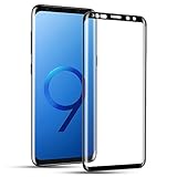 Galaxy S9 Screen Protector, Capshi S9 Tempered Glass 3D Curved Full Coverage HD Ultra Clear 9H Hardness Film(Anti-Scratch, Anti-Bubble) Screen Protector for Samsung Galaxy S9(5.8