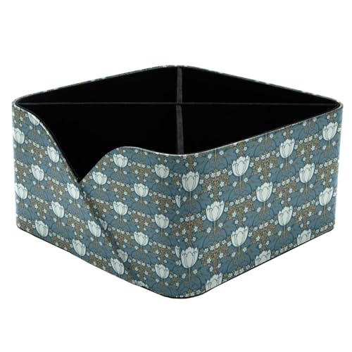 Organiseur de bureau à fleurs avec 4 compartiments pour stylos
