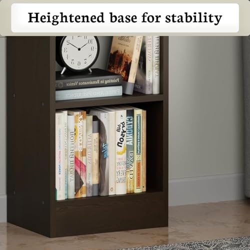 Image of Callas 3 Layer Multipurpose Engineered Wood Bookcase | Storage Organizer for Adults & Kids | Multi-Purpose Shelf for Books, Toys & Home Office Use (BR-008-Black)