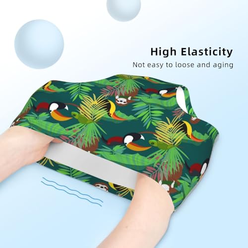 Sloth And Toucan In The Tropical Palms Girls' Underwear Soft Cotton Little Girls Panties Comfort Briefs4