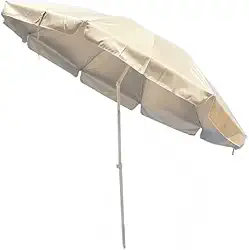 Guarda Sol Gigante 2,40m Uv Praia Piscina Respirável Verão Ombrelone Articulado Grande Sombreiro