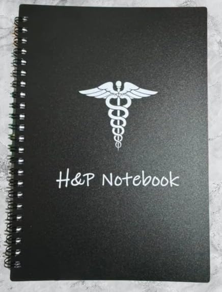 FARAK H&P Medical History and Physical Notebook, 100 Templates with Perforation