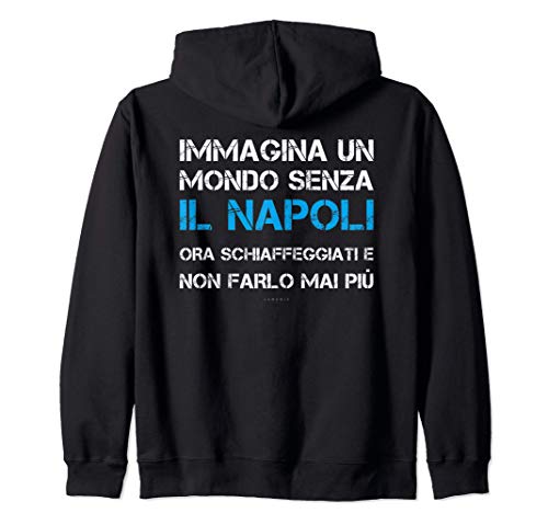 Felpa Uomo con Zip e Cappuccio Regalo Tifoso del