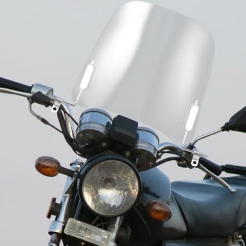 Accessoire moto polyvalent pare-brise transparent rigide et durable