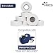 Perco 2 Line White Labels - 8 Rolls, 1 Sleeve, 6,000 Blank Price and Date Gun Labels for Perco 2 Line Price and Date Guns - Made in USA
