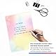 Bastelpapier A4 Set | 50 Blatt Motivpapier beidseitig bedruckt | Buntes Regenbogen Designpapier 90g/m² | DIY Kreativpapier für Drucker & Basteln | Edler Bastel Mix