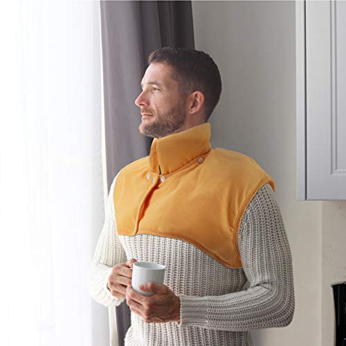 Almofada térmica WINOMO para pescoço e ombro para micro-ondas e pescoço para terapia de inverno para