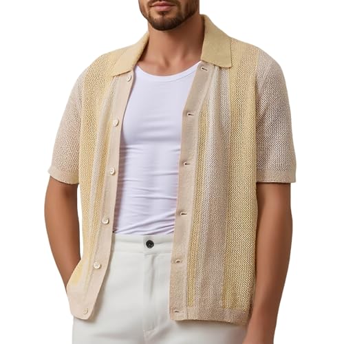 Chemise légère homme style rétro coupe régulière respirante