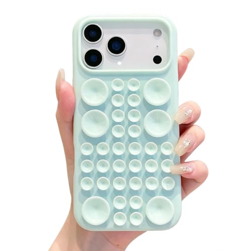 LUCKCOF �P�[�X For iPhone 16 Plus ���� �N���G�C�e�B�u�ȋz�� �\�t�g 3D �V���R�� �Ռ��z�� �����h�~ �A�C�t�H�� 16 Plus ���p�X�}�z �P�[�X �J�o�[ ���^ �����X�}�z�P�[�X �����Y�ی� �X�����h�~ ���q�� �������g