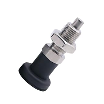 Push Fit Ball Nose Spring Plunger, Stainless Steel Retractable Return Knob Plunger Spring Loaded Pin Non Lock Out Indexing Pull Knob Pin M20