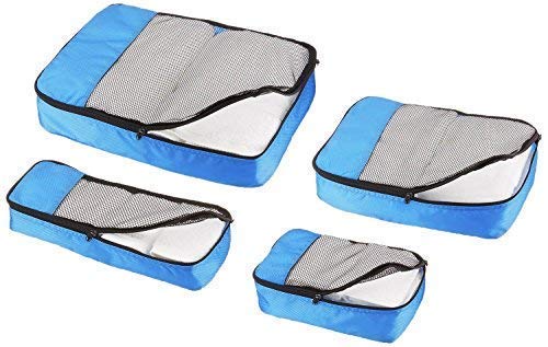Image of Rl Blue Combo Of 4 Small .Medium , Large And Slim Packing Organizer