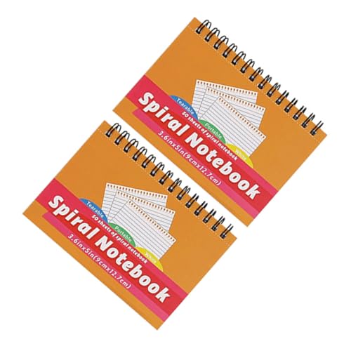 jojofuny スパイラルメモ帳冊 小型コイル製ノート 使いやすい携帯用便箋カード オフィス 学校向けタスク記録用手帳