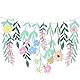 LaVenty Blume Girlande Frühling Blume Party Banner Papier Wildblume Party Dekorationen Blumenbanner für Wand Geburtstag Frühling Garten Hochzeit Hintergrund Indoor Outdoor Decor