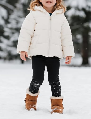 Girls Fleece Lined Leggings Winter Warm Toddler Kids Pants 5-14Y2