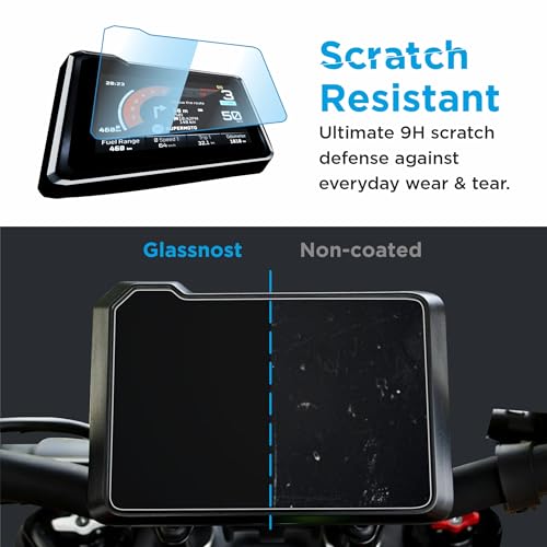 Image of Anti Glare Matte TEMPERED GLASS For KTM 390 | 250 ADVENTURE Color TFT 2024 Facelift || 5 Inch Instrument Console Screen Protector || KtmAdventure Display Guard Accessory 2025