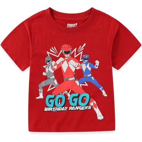 T-shirt Power Rangers garçon robuste qui résiste aux lavages