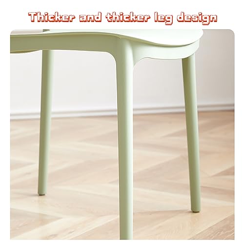 Taburete de plástico resistente de diseño limpio para comedor 7