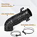 Air Intake Hose Cleaner Tube with Clamps for Hyundai Entourage 2007-2008 / Kia Sedona 2007-2010 28138-4D200 28138-4D250