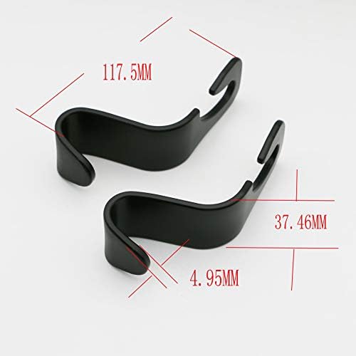 (4Pack)Car Headrest Hook ,Car Seat Back Hook,Auto Seat Headrest Hangers Portable Organizer Holder Hooks, Car SUV Back Seat Headrest Hanger Storage Hooks,Hang Purse and Grocery Shopping Bag