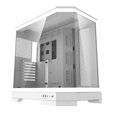 Gabinete Gamer Aigo Darkflash DQX90, RGB, Mid-Tower, Lateral de Vidro, Com 4 Fans, Branco, DQX90-FAN-WH