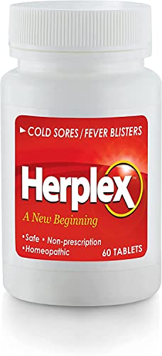 Herplex Premium Tablets | Helps Against Outbreaks & Cold Sores with No Side Effects | Helps to Quickly Ease & Reduce Symptoms of Cold Sore, & Fever Blisters | 180 Tablets