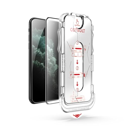 Image of Tempered Glass for iPhone 11 Pro /X /XS [Military Grade Shatterproof & Longest Durable] Screen Protector iPhone 11 Pro /X /XS Tempered Glass Full Coverage