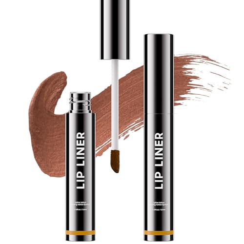 Image of Lip Stain - Long Wear Tattoo Lip Liner, Waterproof & Transfer-proof Peel Off Lip Stain with Matte Finish, Lip Tint For All Skin Types, Gifts for Women(Nude)